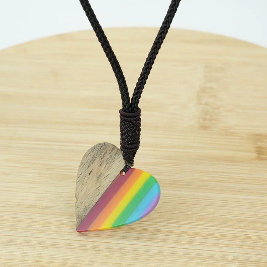 Handmade Wooden Braided Necklace For Men Women