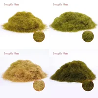 30g Miniature Scene Model Materia Turf Flock Lawn Nylon Grass Powder STATIC GRASS 3MM/ 5MM 8/MM Modeling Hobby Craft Accessory 2