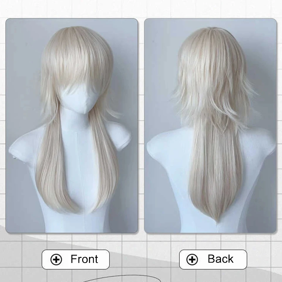 Synthetic Color Wavy Wig for Cosplay and Daily Use