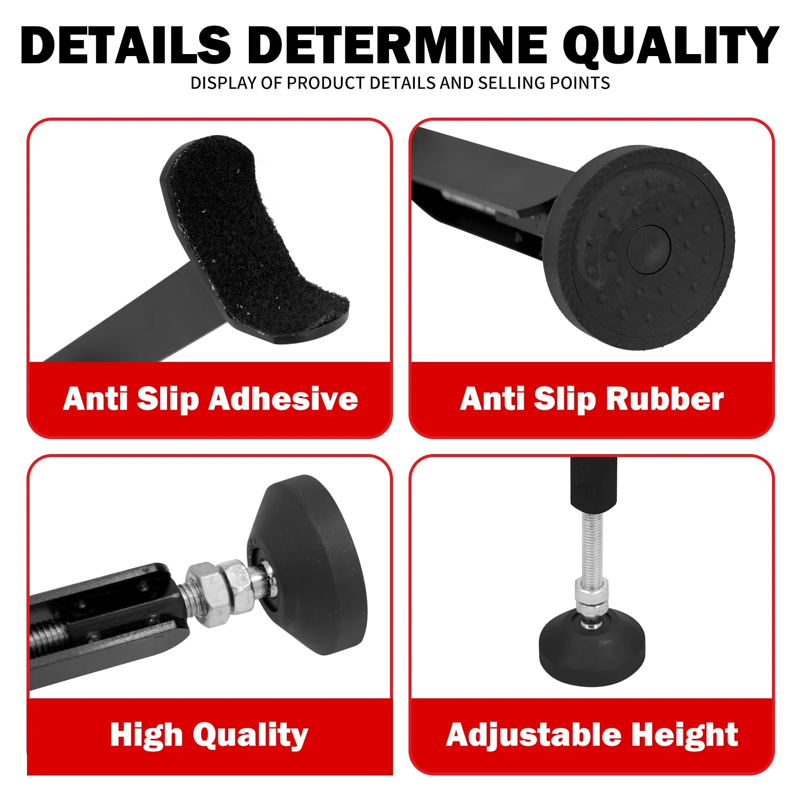 Universal Motorcycle Wheel Stand Labor Saving Wheel Side Support Lifter Metal Swingarm Lift Frame For Harley For Honda BMW