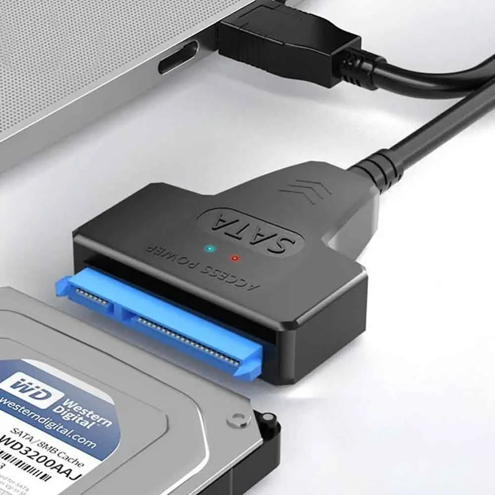쿨서크 USB 3.0 PD - 2.5인치 외장 HDD SSD 하드 드라이브 어댑터 SATA-USB 하드 디스크 어댑터 케이블