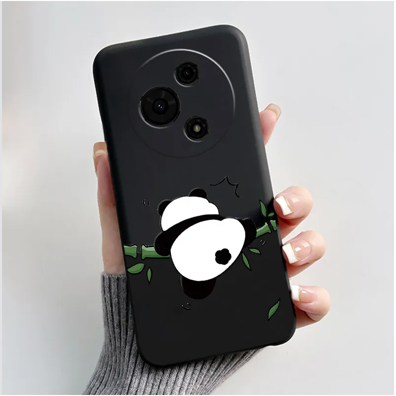 Aesthetic Cute Cat Astronaut Black Silicone Protective Phone Case Cover