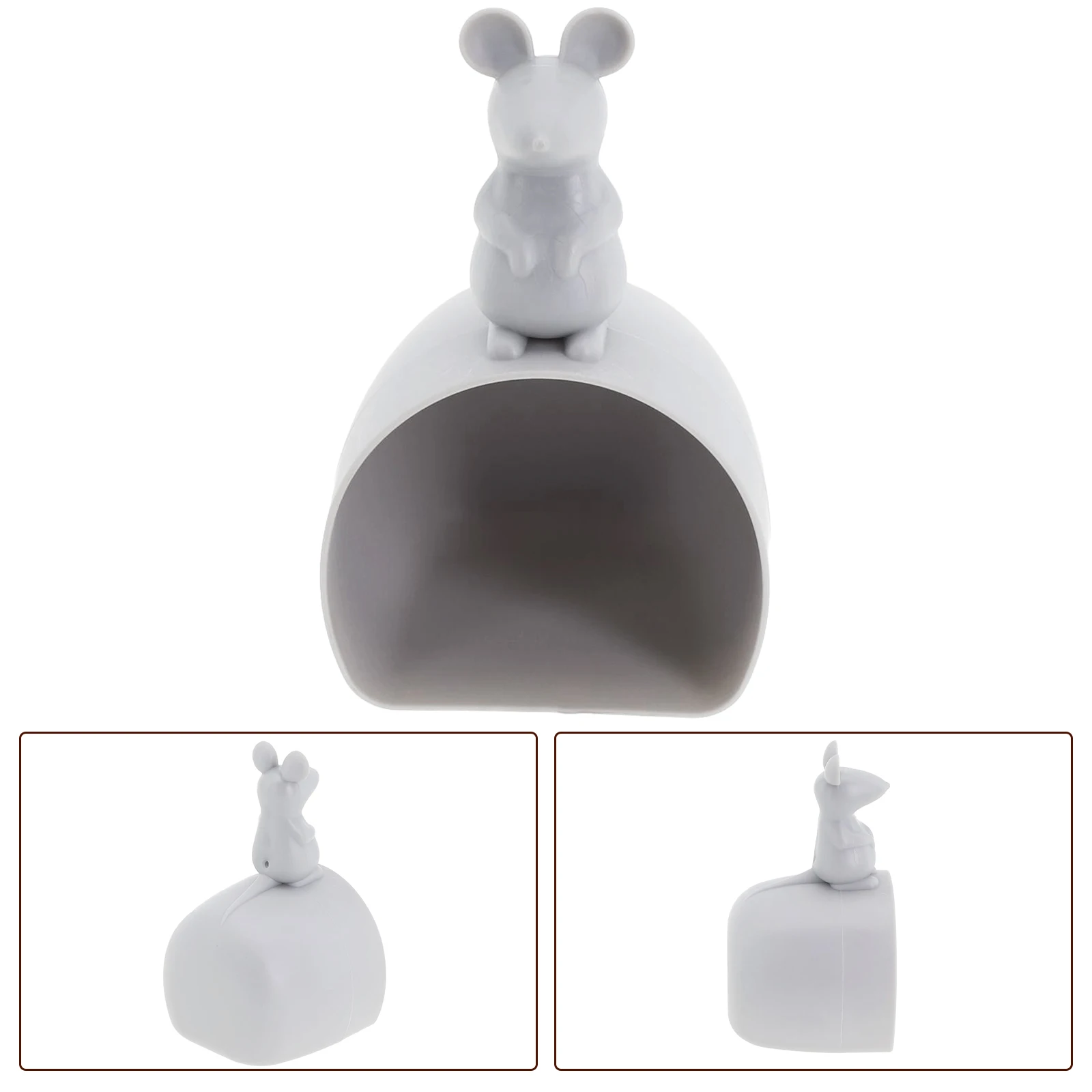 

Rice Measure Spoon Cartoon Rice Cup 1PC 74x65x122.5cm Grey Kitchen Tool Multi-fuctional Rice Grain Flour Shovel