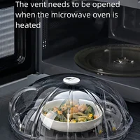 Couverture de micro-ondes résistante à la chaleur, protection anti-éclaboussures pour four et cuisinière, compatible lave-vaisselle, facile à nettoyer, indispensable pour la cuisine 2