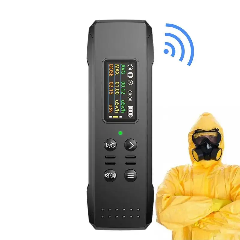 

Radiation Monitor Meter Nuclear Radiation Tester With Display And Lanyard Hazardous Material Handling Products For Building