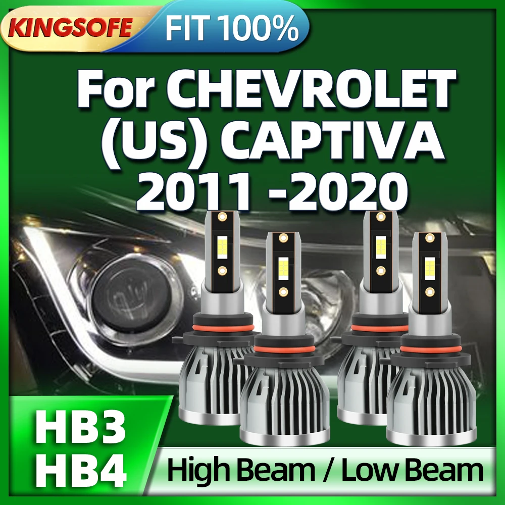 

KINGSOFE LED Light Bulb HB3 HB4 Car Lamp 180W Headlight For CHEVROLET (US) CAPTIVA 2011 2012 2013 2014 2015 2016 2017 18 19 2020