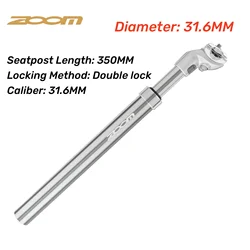 Adjustable Aluminum Alloy Bicycle Seatpost Reducing Sleeve (31.6MM Silver)