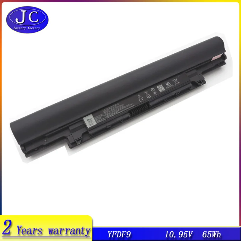 

JCLJF YFDF9 65Wh Laptop Battery For DELL Latitude 13 EDUCATION 3340 3350 Series Notebook 3NG29 5MTD8 HGJW8 H4PJP 6-cell 5800MAH
