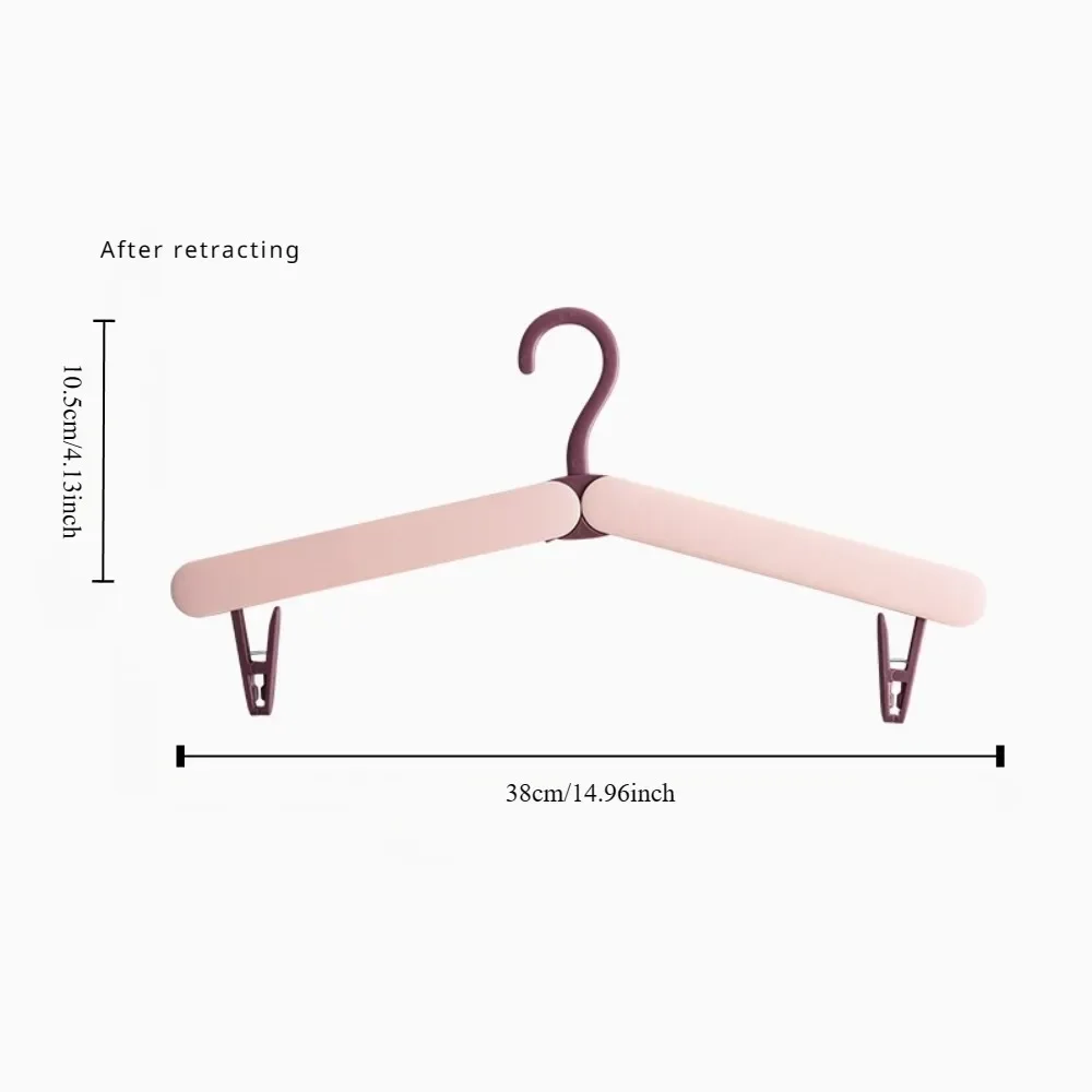 Portable Hanger for Travel and Home Storage, Foldable Clothes Rack for Dorm Room 6
