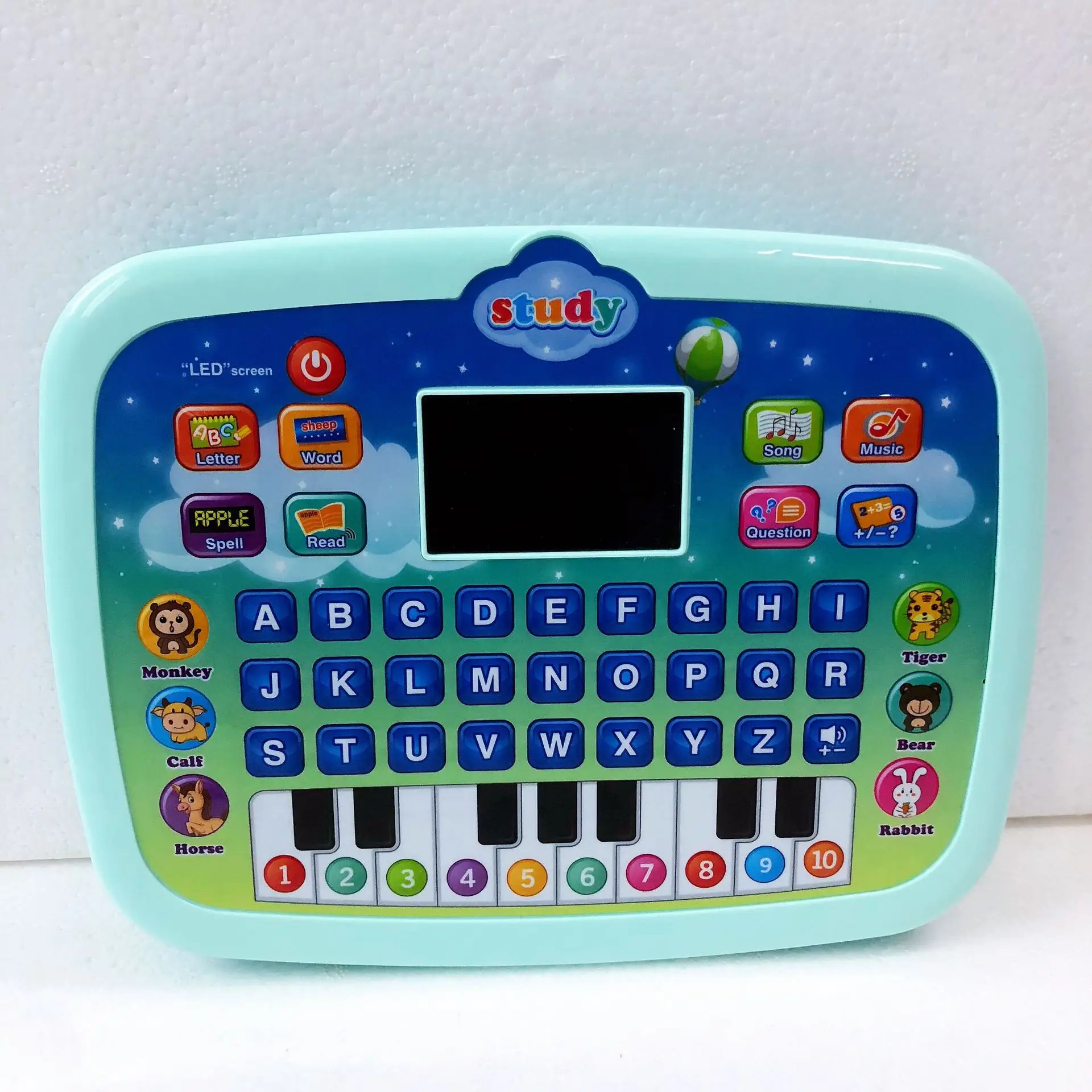 Ipad Tablet Learning Machine Functional IC Generate Sound and Light Touch Screen Tablet Toy learning toys