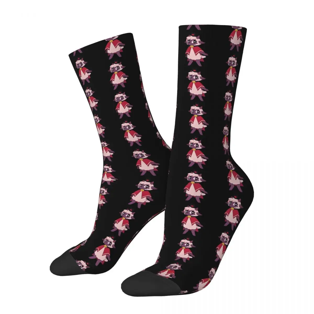 Hip Hop Retro The Lamb Crazy Calzini A Compressione Da Uomo Unisex Cult Of The Lamb Game Street Style Senza Cuciture Stampato Divertente Calzino Dell'
