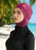 1 pièces Burkini Femme Hijab bain bain Hijab femmes été plage instantané Turban casquette