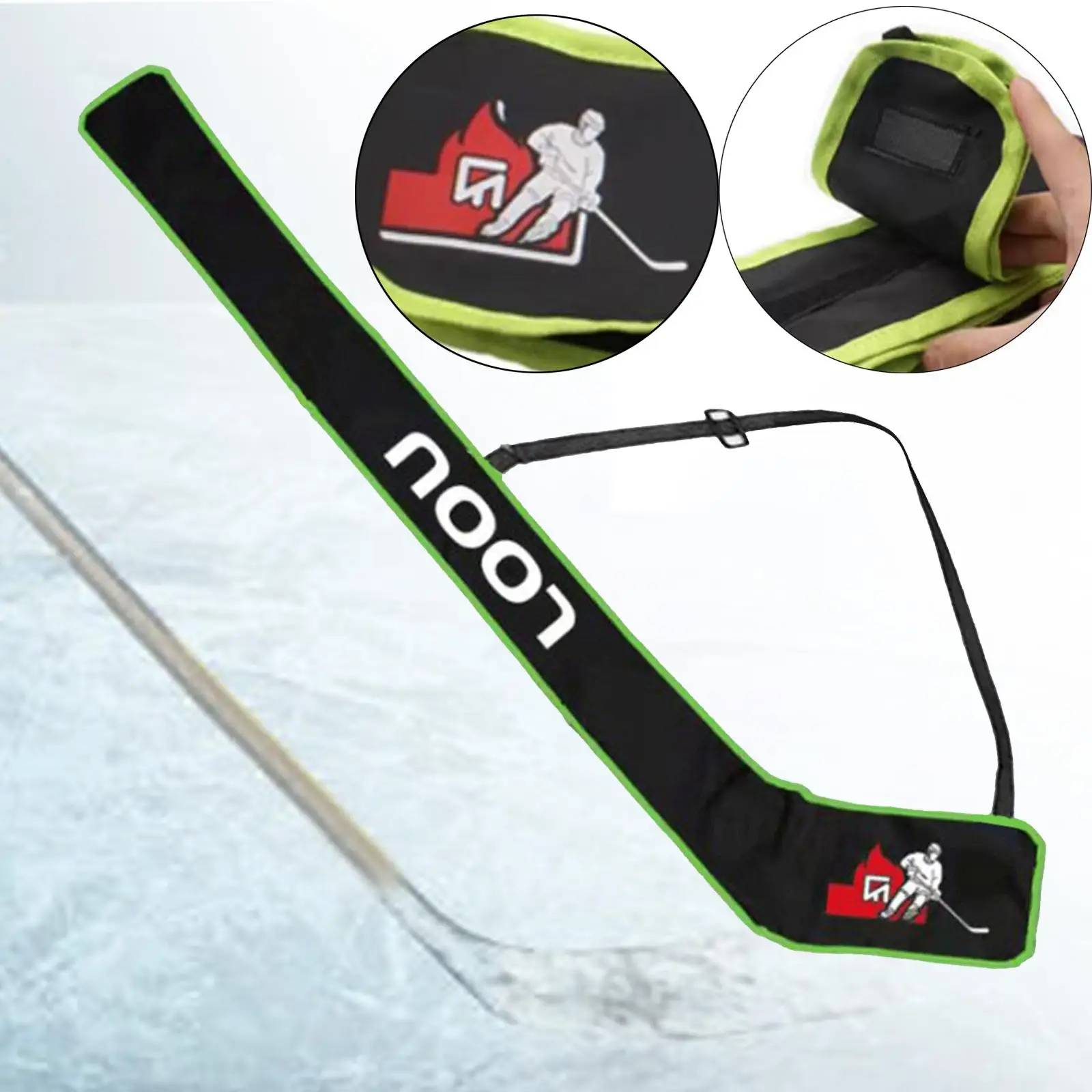 Ice Hockey Sticks Bag Lightweight Sport Storage Bag Indoor and Outdoor Practice Training Protection for Teens Field Hockey Bag