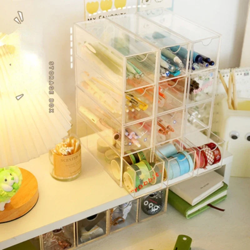 Clear Organizer Drawers Acrylic  Acrylic Refrigerator Organizer - Drawer  Stationery - Aliexpress