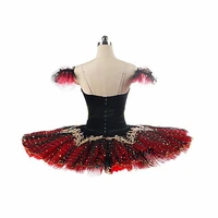 Adult Women Black Red Professional Tutu La Esmeralda Ballet Tutu Platter Pancake Tutu Dress Girls Kids Ballerina Party Costume - Image 6