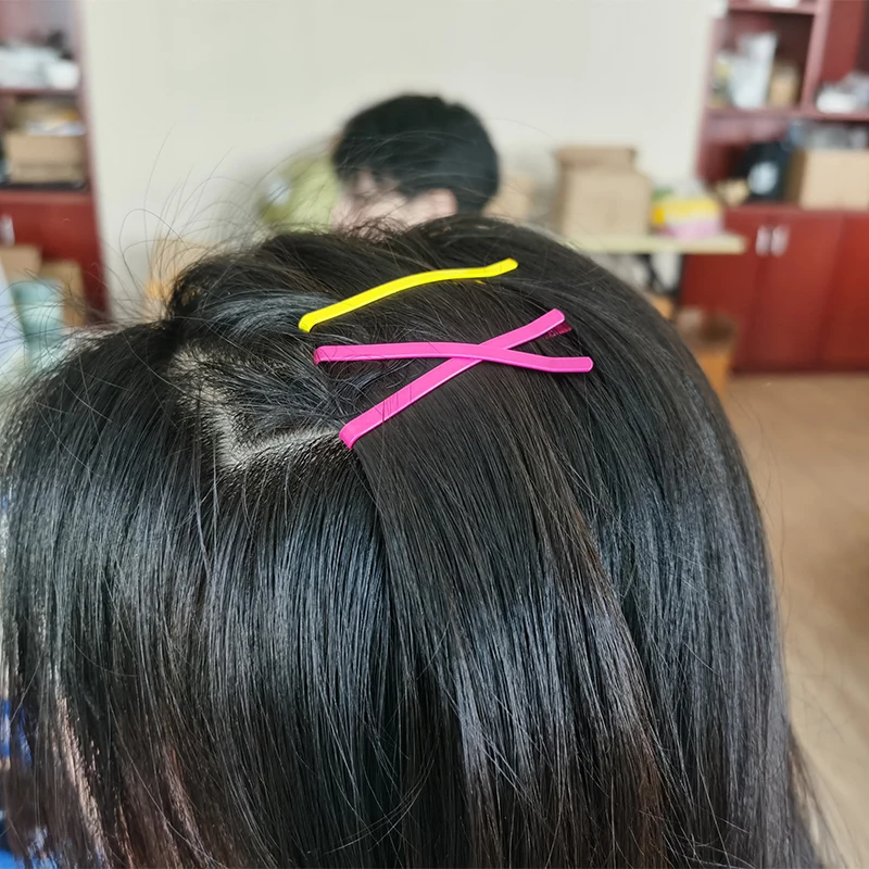 Kawaii Pink Flower Hair Clip Accessories for Girls
