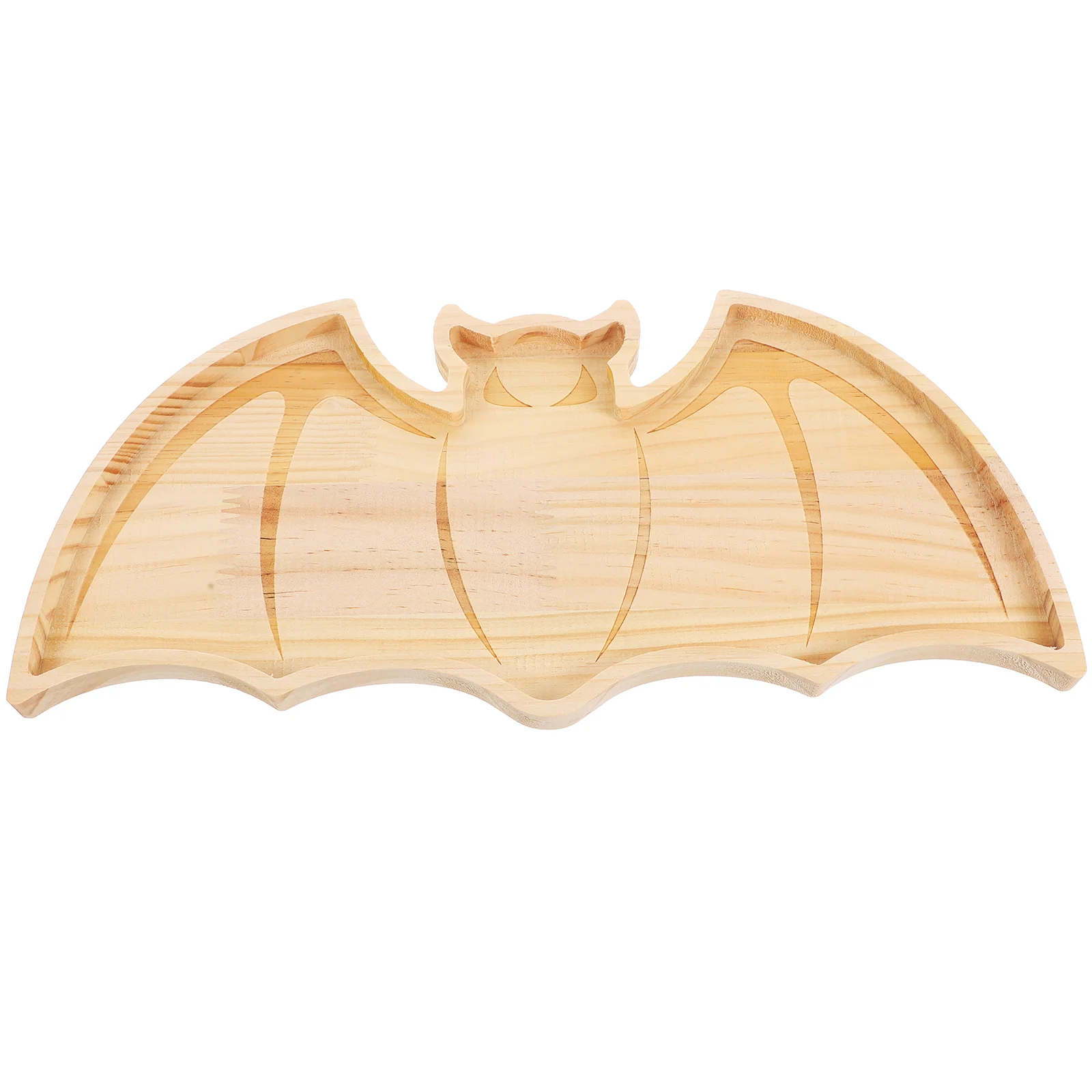 Wooden Tray Halloween Coffin Food Serving Board Decorative Dessert Plate Wood Fruit Salad Tray Wooden Plate Home Decor 2