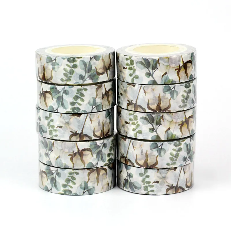 2022 Bulk New 10pcs/lot Decorative Beautiful Flowers Leaves Washi Tapes Set  Masking Tape Journaling Stationery - Washi Tape - AliExpress