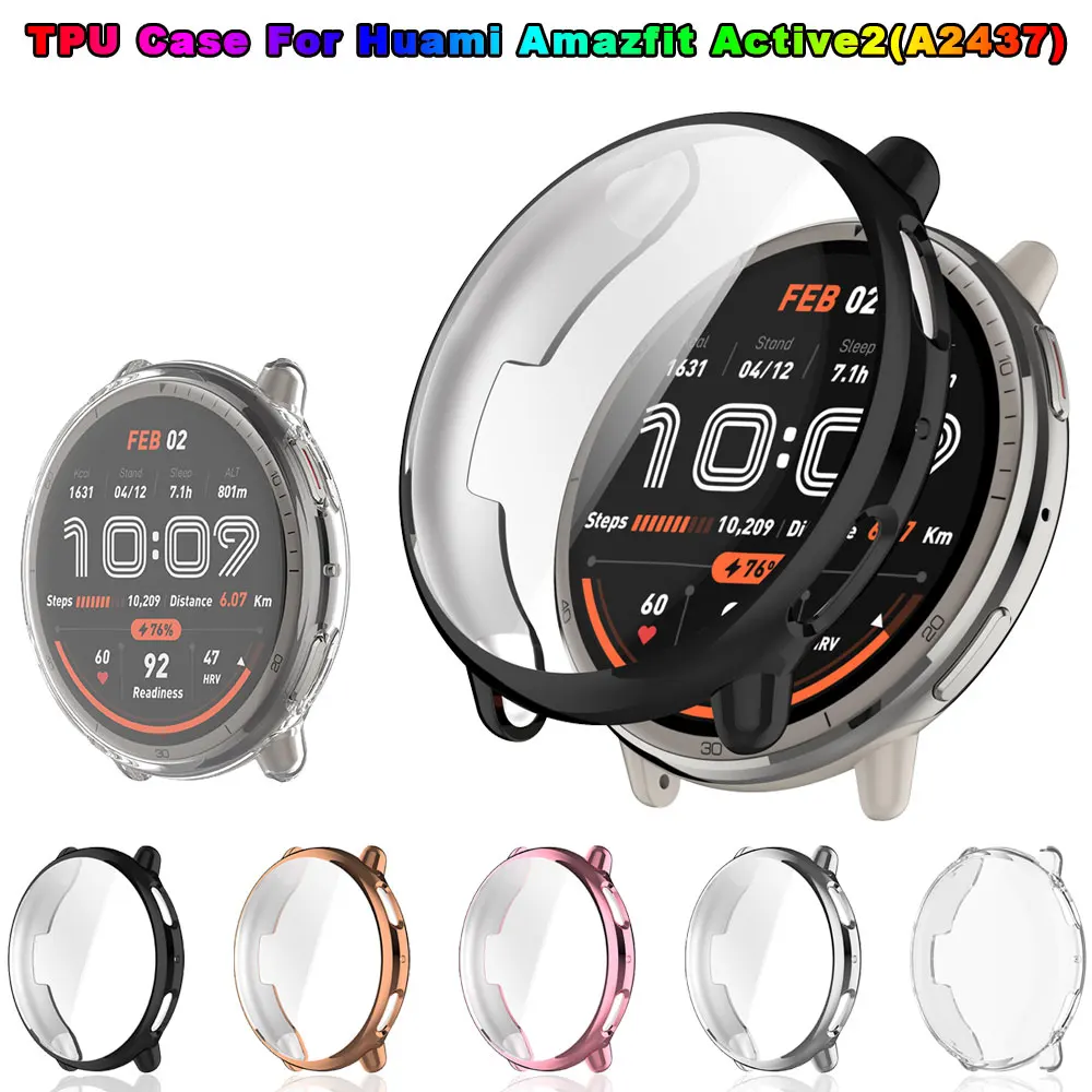 Premium TPU Soft Watch Case with Full Coverage Screen Protector and Bumper