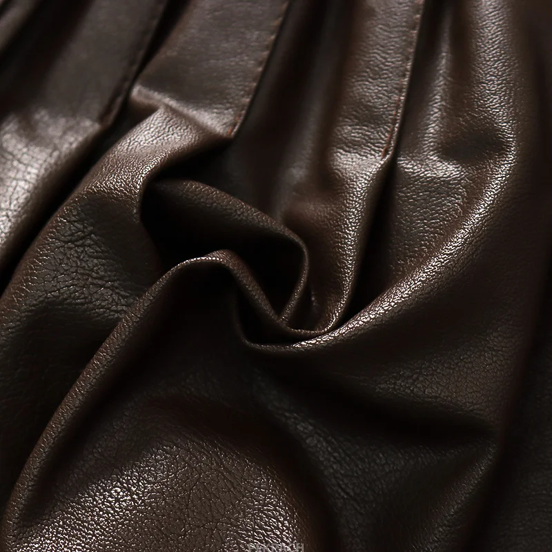 Preppy 스타일 어린이 짧은 가죽 스커트 여자 브랜드 디자인 미니 PU Pleated 치마 어린이 JK 의류 학교 의상 3-11 Y