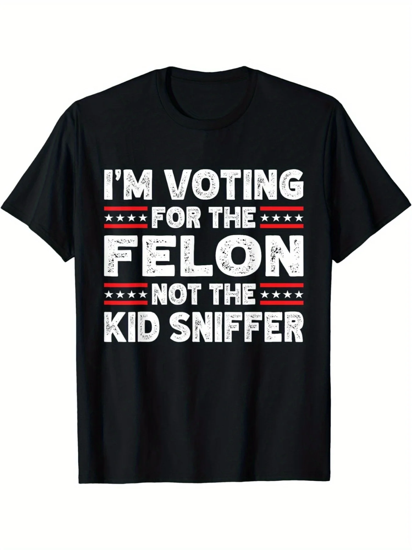 

Funny I'm Voting For The Felon Not The Kid Sniffer T-Shirt