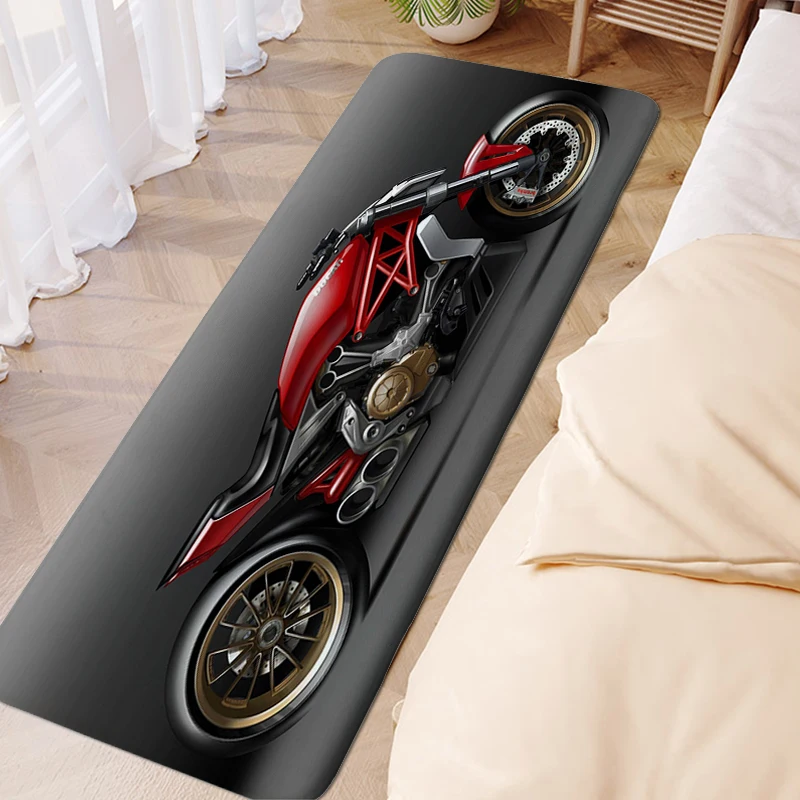 

Motorcycles Custom Rug A-Ducatis Front Door Entrance Carpet for Bedroom Bath Mat Rugs Baths Carpet Living Room Home Decorations