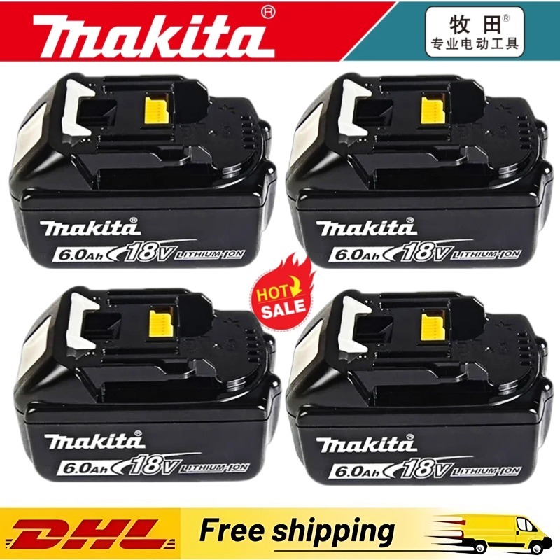 3C certified 18V Makita 6Ah battery for replacing 18V Makita Power Tools BL1830B BL1850B BL1860B BL1815 lithium battery
