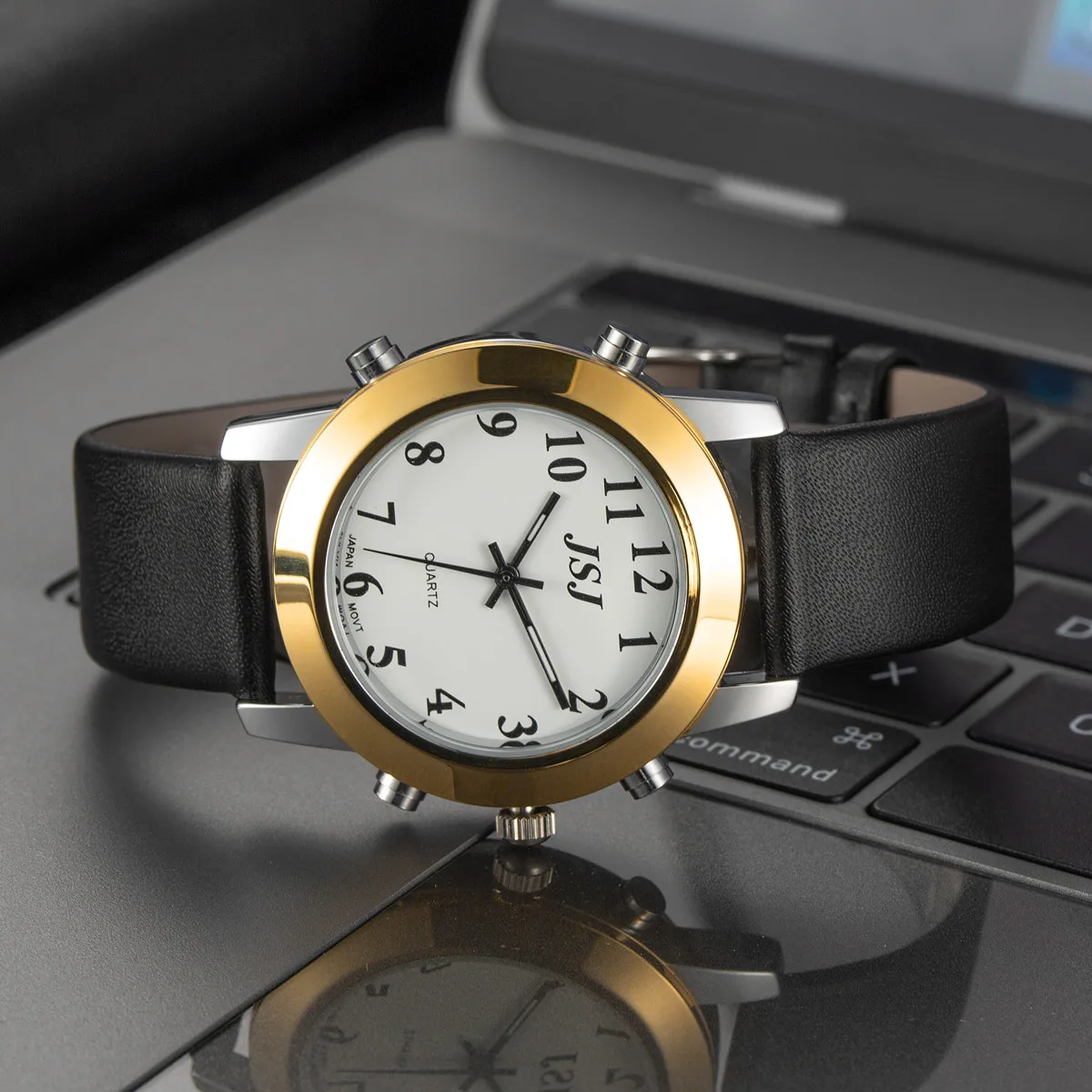 Quartz Watch Digital Watch French Talking Watch for the Blind and Elderly or Visually Impaired People Montre Parlante