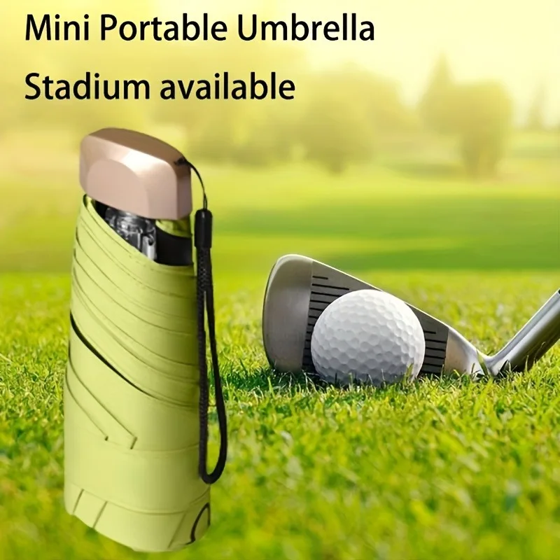 Compact Ultra Light Mini Women's Sun Protection Umbrella with UV Shield