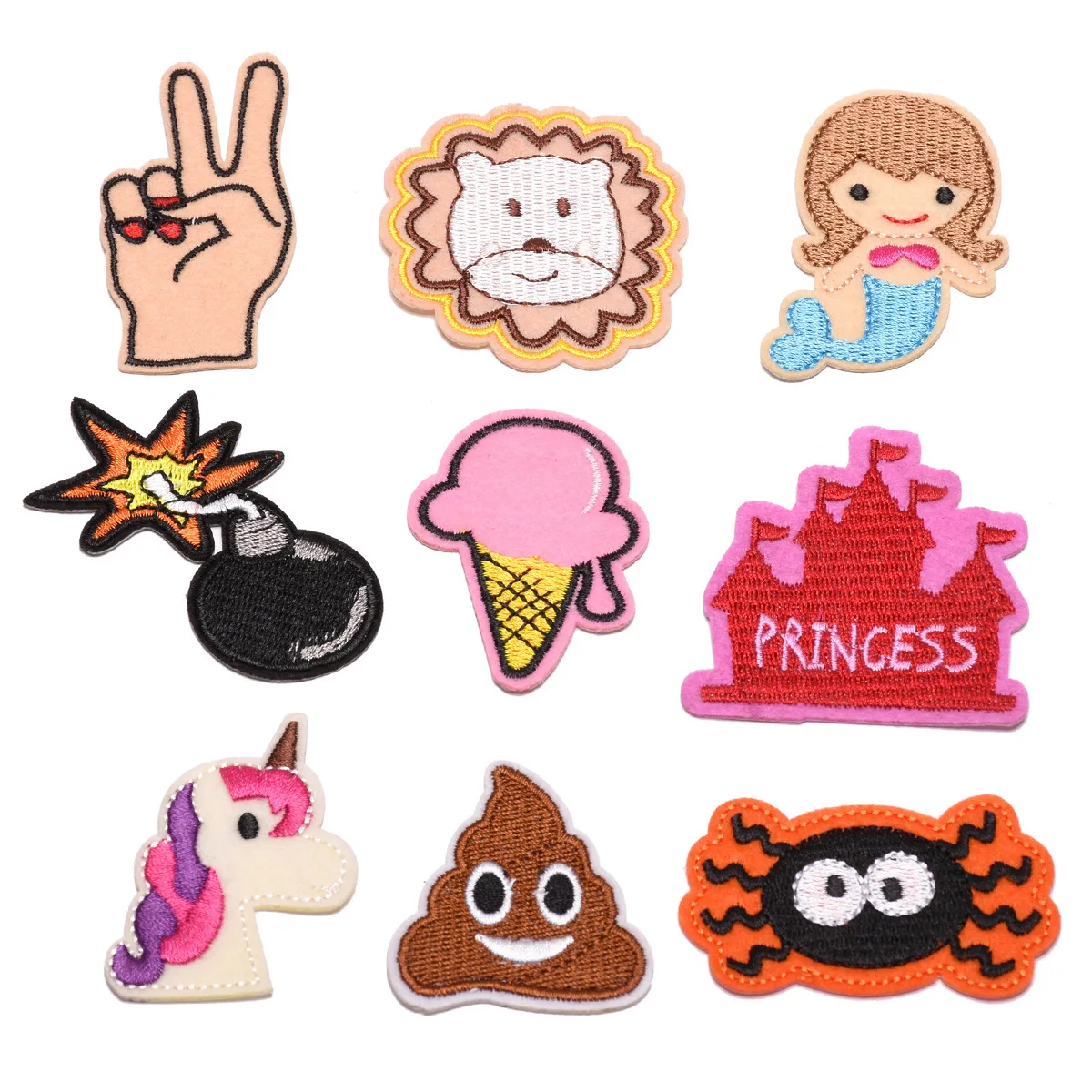 NewFashionEmbroideryIroningSewablePatchDIYClothingLuggage