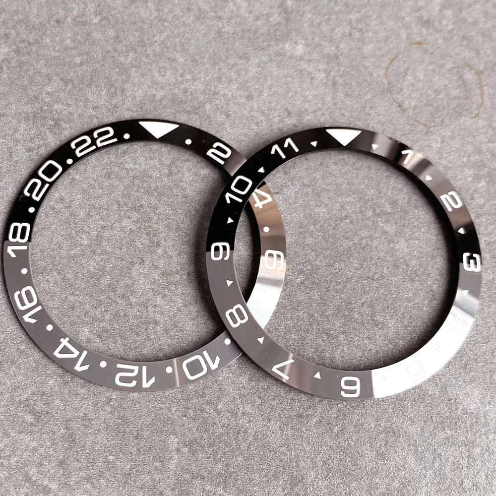 Ceramic/Aluminum Sloping Watch Bezel Insert