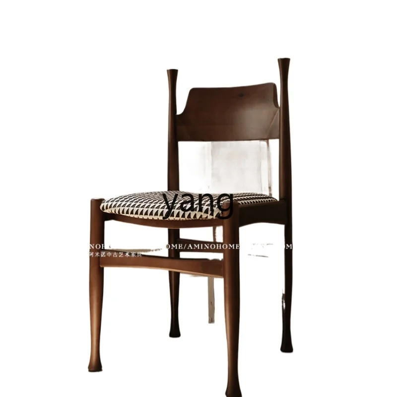 

CX Vintage Dining Tables and Chairs Designer Chic Silent Style Leather Chair