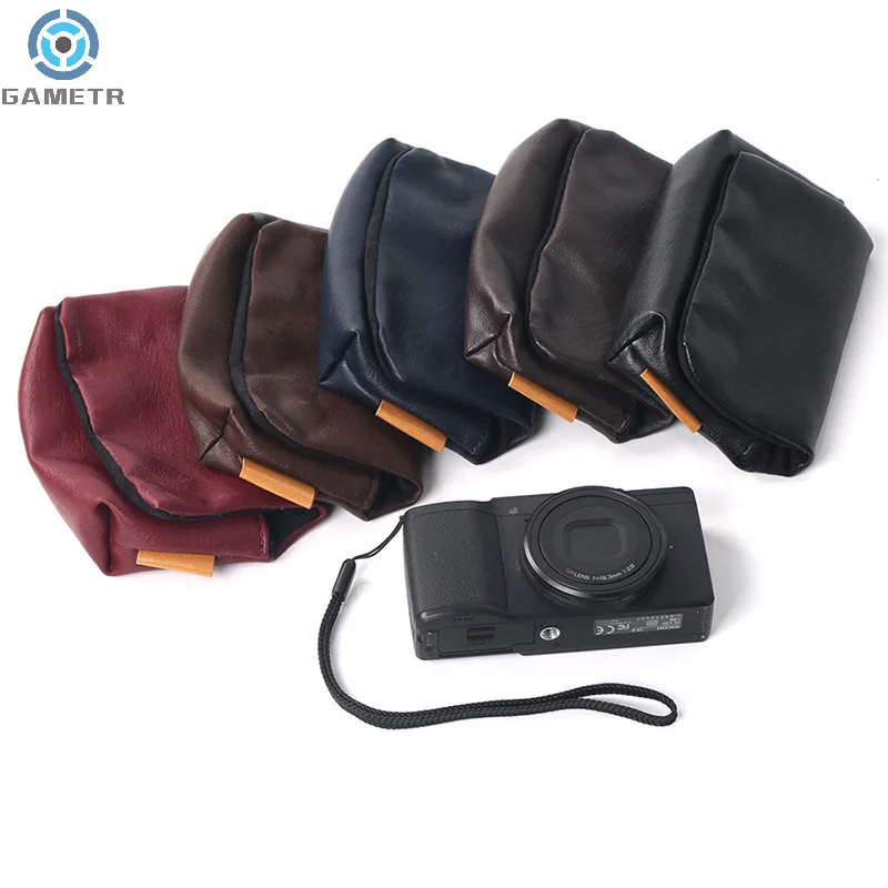 Custodia Morbida Per Borsa Fotografica Per Leica Olympus Tg-5 Sony H60 Zv1 Panasonic Lx10 Tz90 Tz85 Nikon W300 W100 Aw130 Ricoh Gr Gri