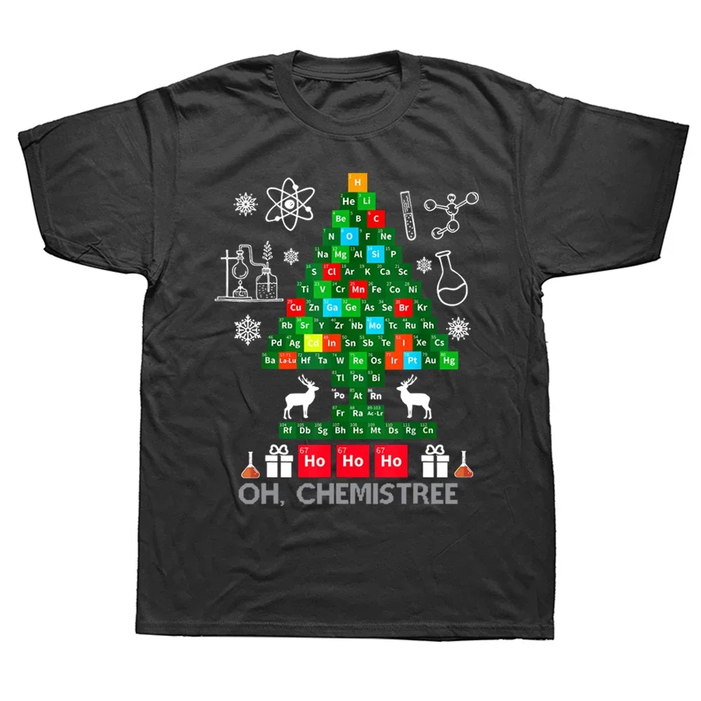 

Хлопковая футболка с коротким рукавом и надписью «Oh Chemist Tree Chemistree»
