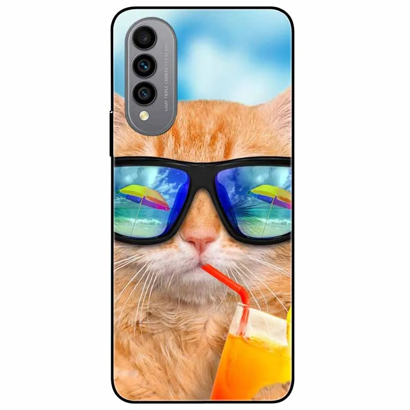 Soft Silicone Shockproof TPU Back Case with Animal Design
