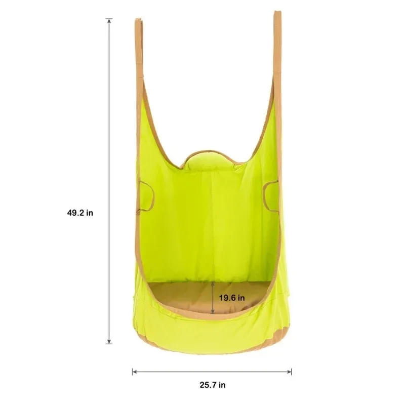Swings for Room Indoor / Outdoor Children Kids Adults Garden Porch Dormitory Hammock Hanging Chair Frog Pod Swings Seat Portable