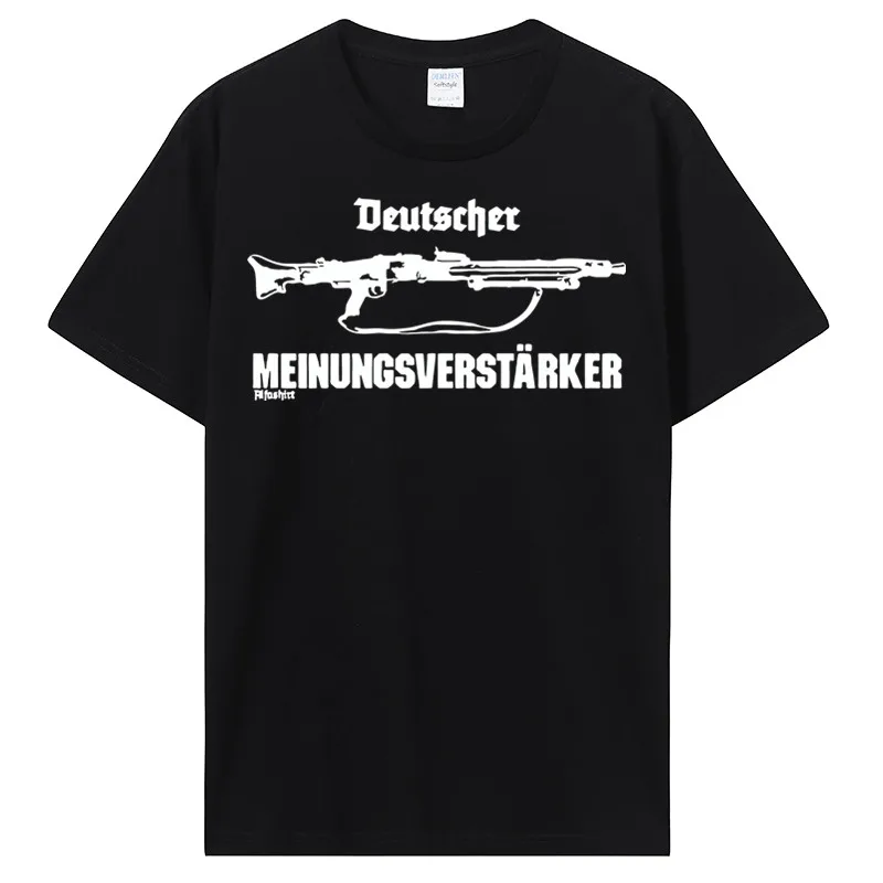 New Summer Cool T-shirt German Opinion Supporter Mg42