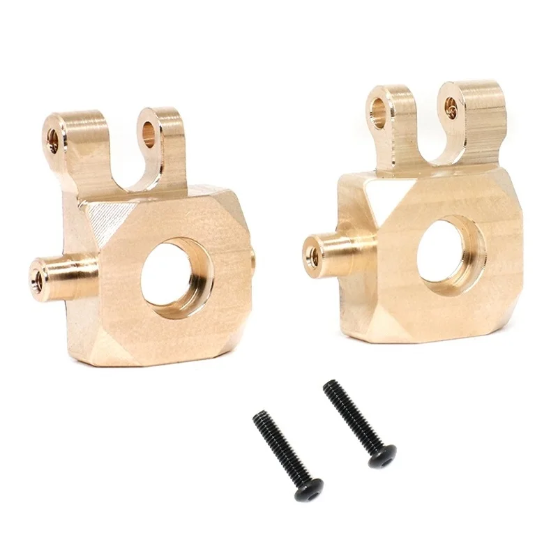 

2pcs TRX4M Brass Steering Cup Knuckle 9737 for TRX4-M 1/18 RC Crawler Car Upgrade Parts