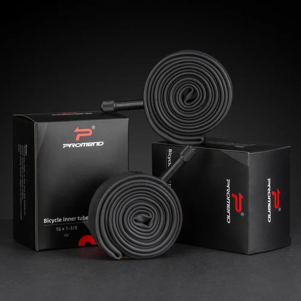 

16x1 3/8 Inner Tube 34L Bicycle Bike Black Butyl Rubber Cycle Foldable Bike For Brompton Tire 1pcs High Quality