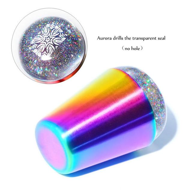 Nail Stamper Scraper Set Metallic Handle Nail Art Stamp For Stamping Polish Print Manicure Image Plate Tool