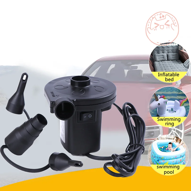 Car Inflatable Air Pump AC 12V For Camping Air Bed Inflate Boat Pump for Blower