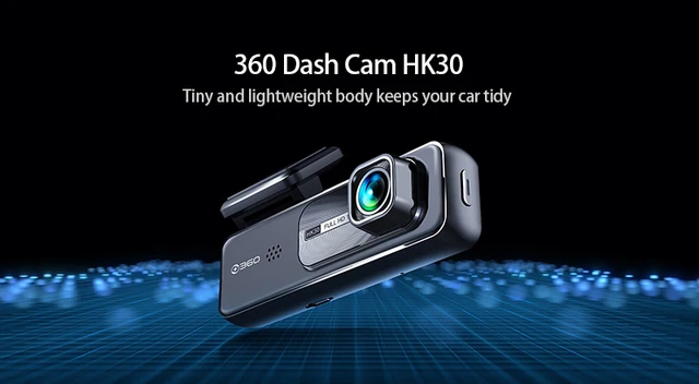 Dashcam Voiture 1080P Caméra Tableau de Bord Voiture pour Véhicule Wifi APP  Moniteur de Stationnement 24H, Enregistreur Vidéo Nuit DVR Capteur G,FOV130  ° 360 Camera Voiture HK30 - AliExpress