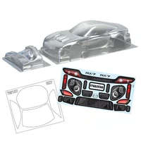 TM107 1/10 Mazda RX7 Lexan Car Body for 1/10 Mini Chassis 210mm Wheelbase 1