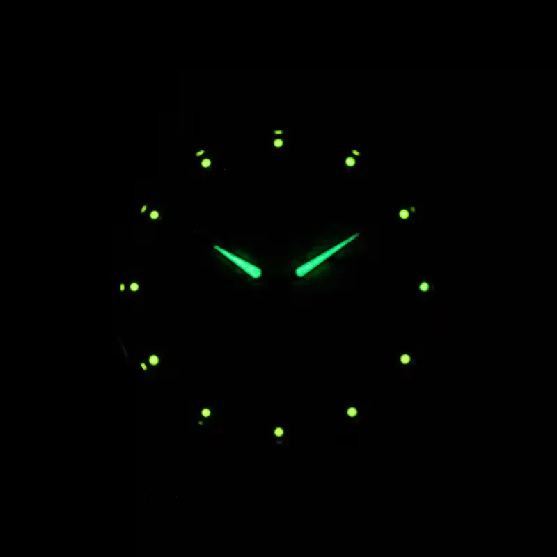 Orologio automatico pilota retrò 1963 vista frontale con numeri romani