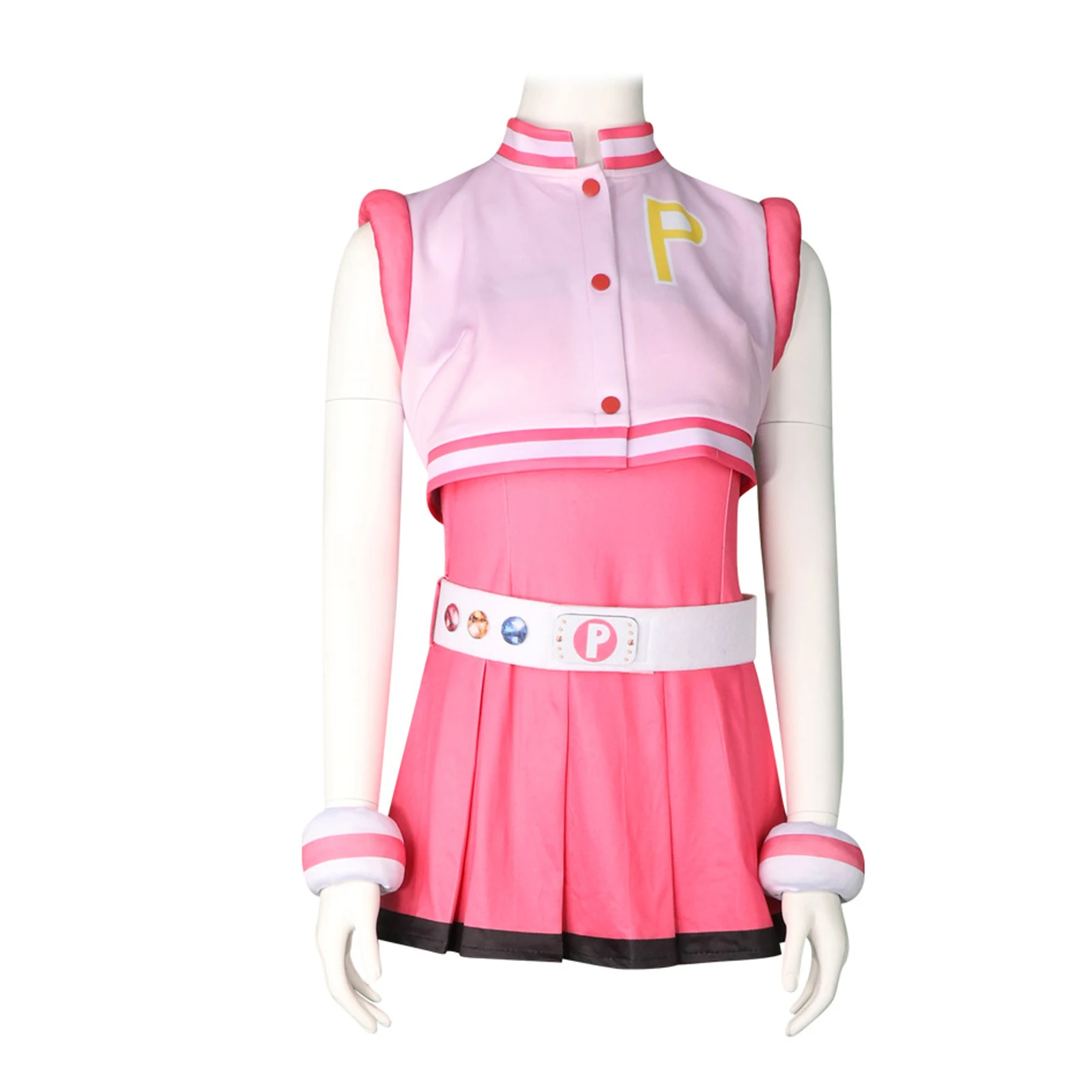 Women Cosplay Costume Flying Girl Polices Costume Women Top Skirts Full Set