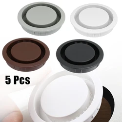 5PCS 50mm Wardrobe Vents Cover ABS Plastic Ventilator For Office Conference Room Auditorium Concert Hall 4sizes Optional