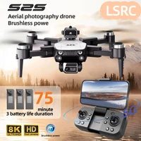 S2S Mini Drone 8K professionnel HD double caméra évitement d'obstacles moteur sans brosse pliable Rc quadrirotor jouets cadeaux MIJIA 1