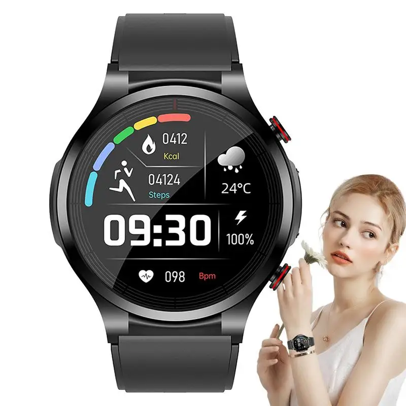 

Blood Glucose Smart Watch Blood Glucose Watch Non Invasive 1.32 Inch Full Touch Screen Fashionable Wearable Glucose Monitor