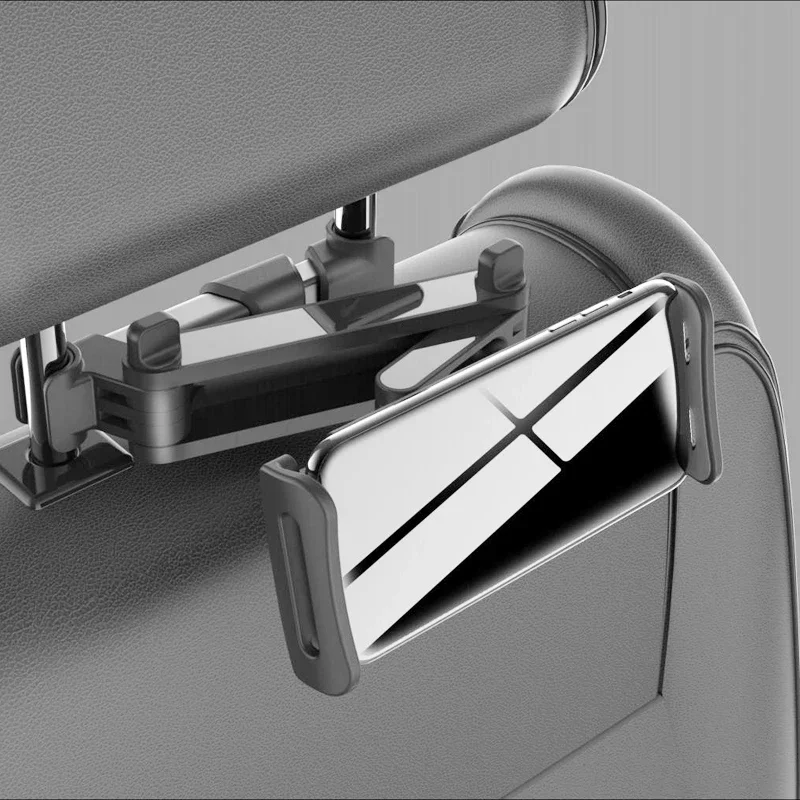 Tablet Holder Stand Flexible 360 Degree Rotating for iPad Car Pillow Mobile Phone Holder 5-11 Inch Back Seat Headrest Mount Bracket