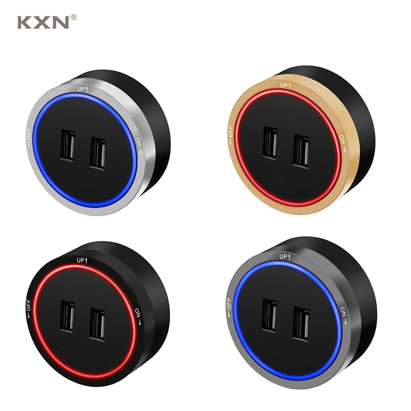 usb typec 18w 3.1a com indicador led para faixas de energia